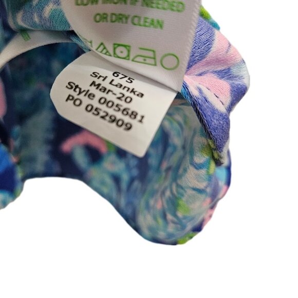 Lilly Pulitzer Blue and Pink Sleeveless Jane Dress - Picture 12 of 12